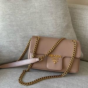 PRADA GOLD CHAIN PURSE